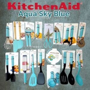 KitchenAid 31-Piece Aqua-Sky-Blue Utensil Set